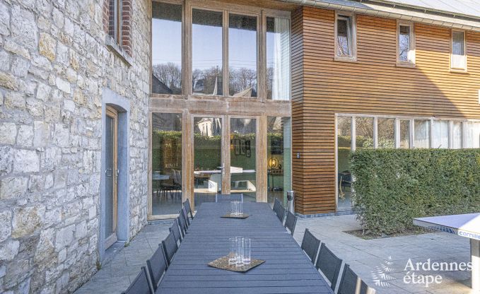 Memorable stay in Durbuy: Spacious holiday home for 18 people with luxury amenities in the heart of the Ardennes