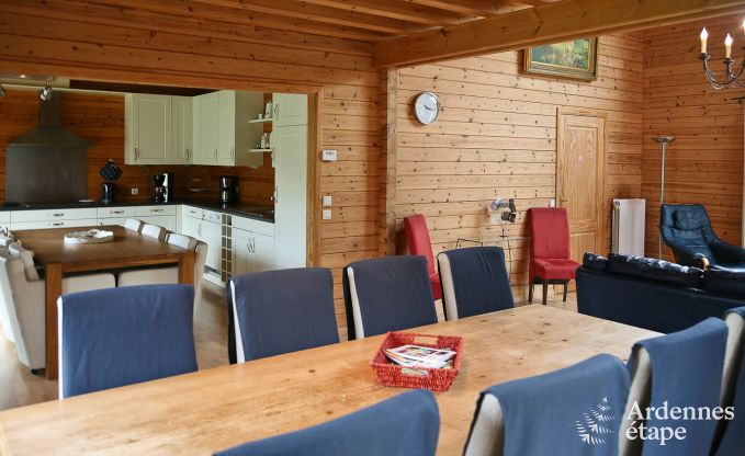 Chalet in Durbuy for 14 persons in the Ardennes