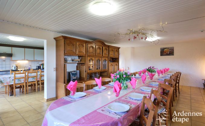 Holiday cottage in Gouvy for 18 persons in the Ardennes