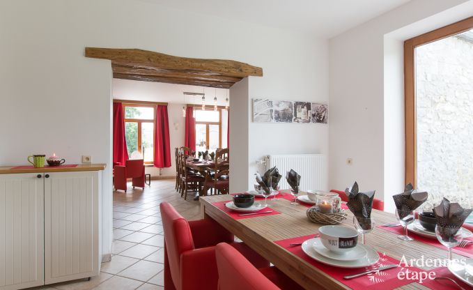 Holiday cottage in Maredsous for 12/13 persons in the Ardennes