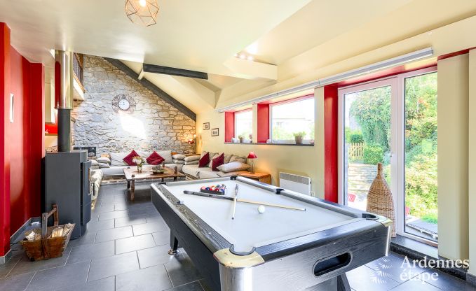 Holiday cottage in Rochefort for 12 persons in the Ardennes