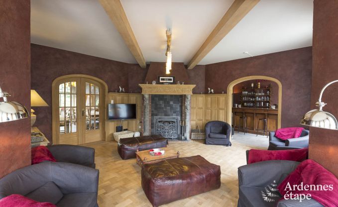 Luxury villa in Tenneville for 21 persons in the Ardennes